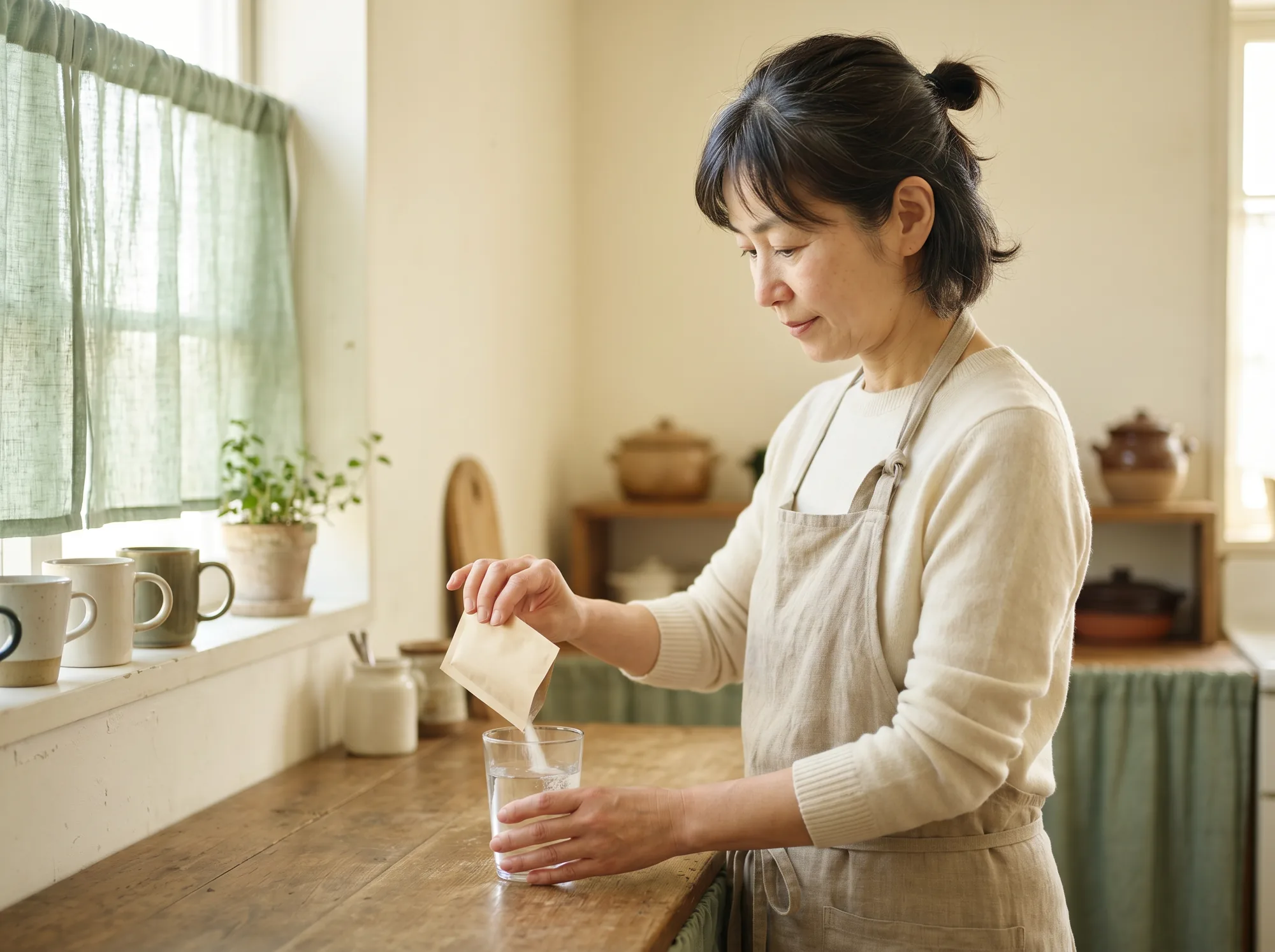 朝の食卓に差す光と、静かな暮らしのひとこま